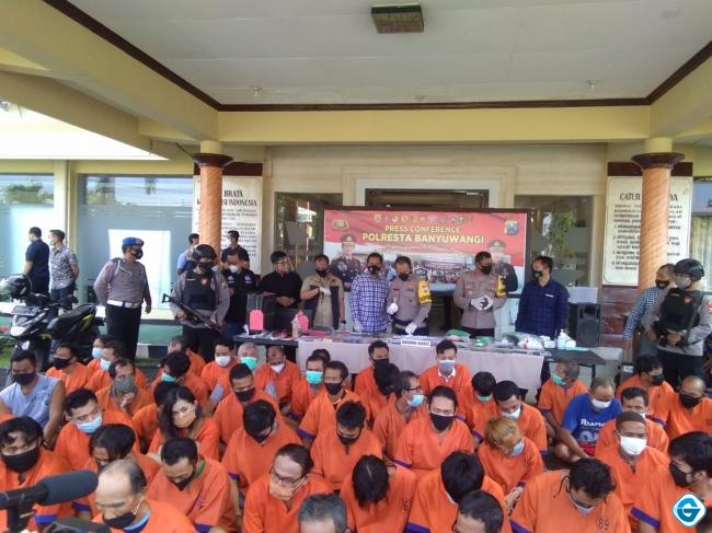 Polresta Banyuwangi Gelar Operasi Pekat Jelang Ramadhan